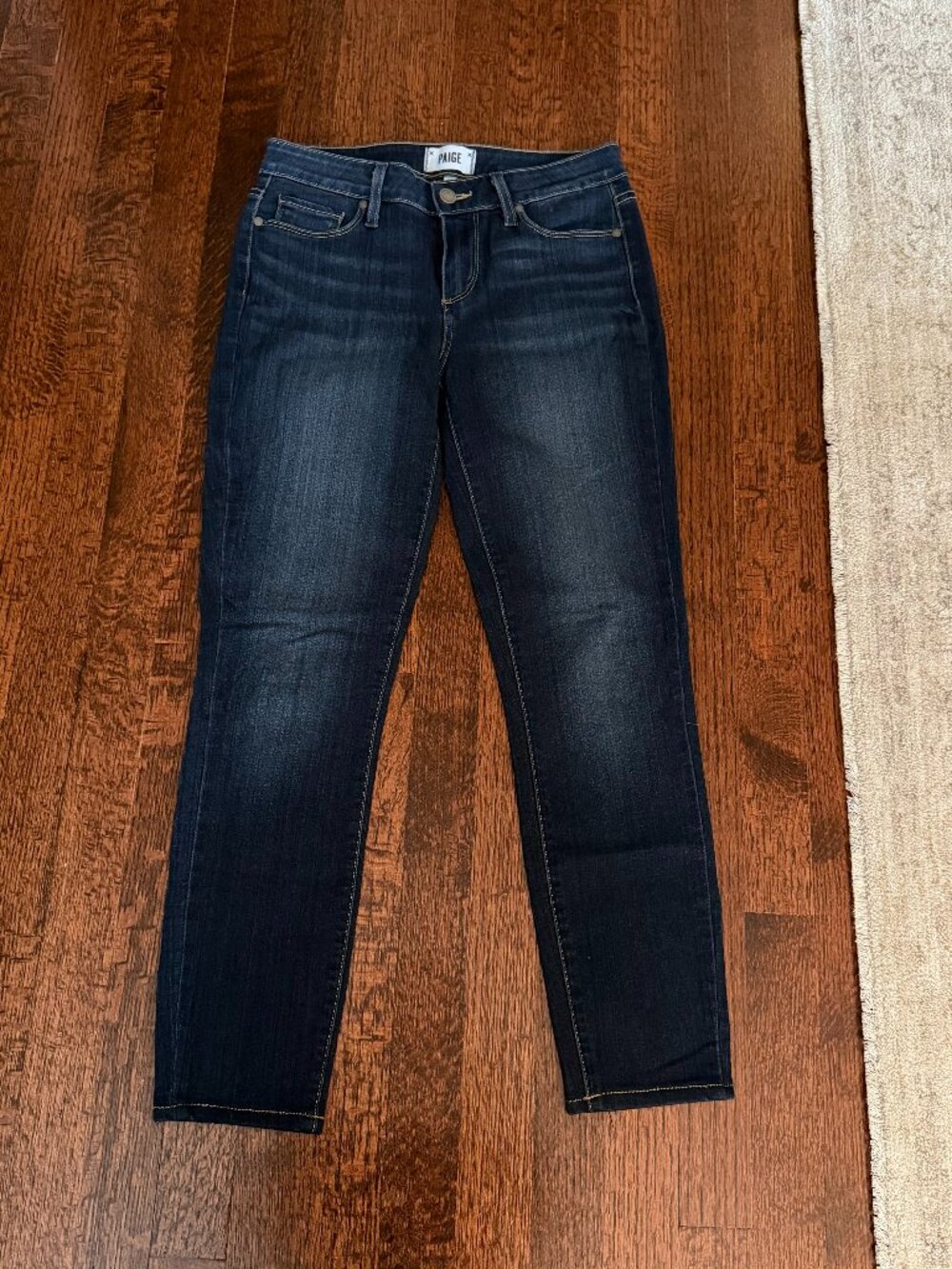 PAIGE Verdugo Ankle Skinny Jeans Dark Wash Size 27